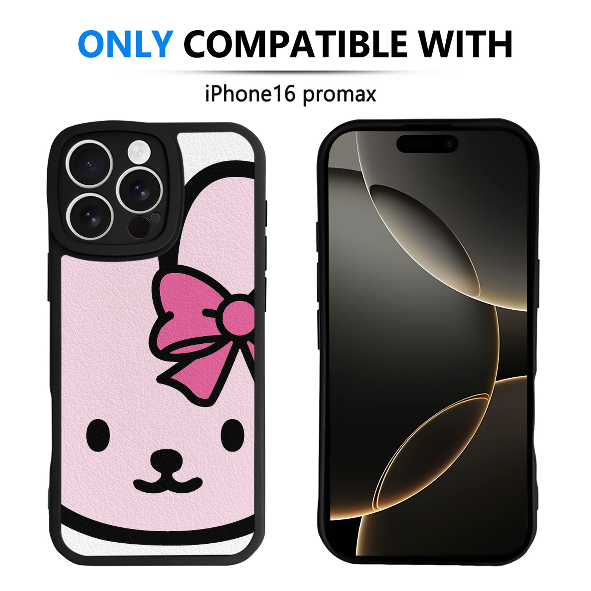 （画像用） Hello Kitty ハローキティ 【iPhone 16シリーズ対応】シリコンスマホケース（レザー調） 材質：シリコン